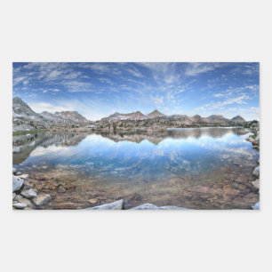 Marie Lake - John Muir Trail Rectangular Sticker