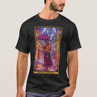 Marie Laveau Justice Tarot Card Apparel T-Shirt