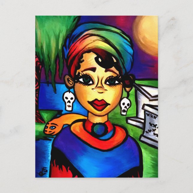 Marie Laveau Postcard (Front)