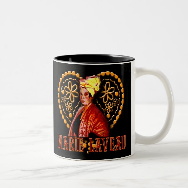 Marie Laveau Voodoo High Priestess Two-Tone Coffee Mug (Right)