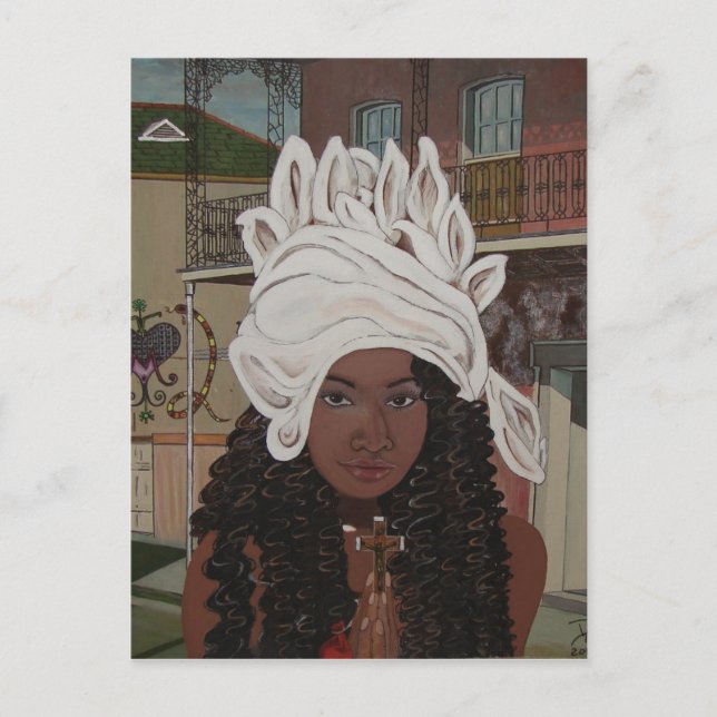 Marie Laveaux Postcard (Front)