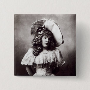 Marie Lloyd 15 Cm Square Badge