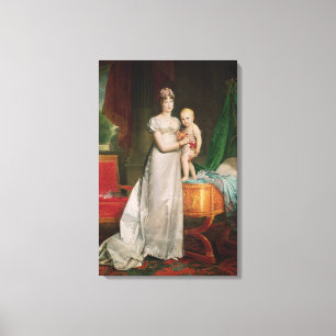 Marie Louise and the King of Rome Canvas Print