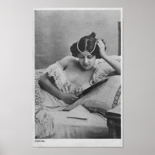 Marie-Louise Derval - Vintage Image Poster