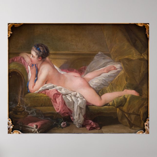 Marie-Louise O'Murphy mistress – François Boucher Poster (Front)