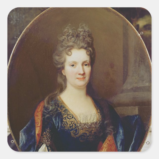 Marie Marguerite Arouet , c.1700 Square Sticker (Front)