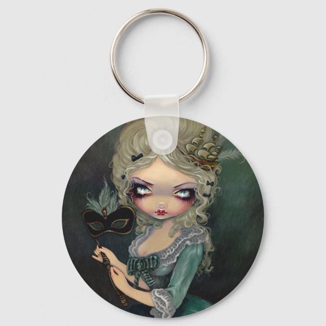 "Marie Masquerade" Keychain (Front)
