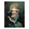 Marie Masquerade lowbrow gothic Rococo Art Print