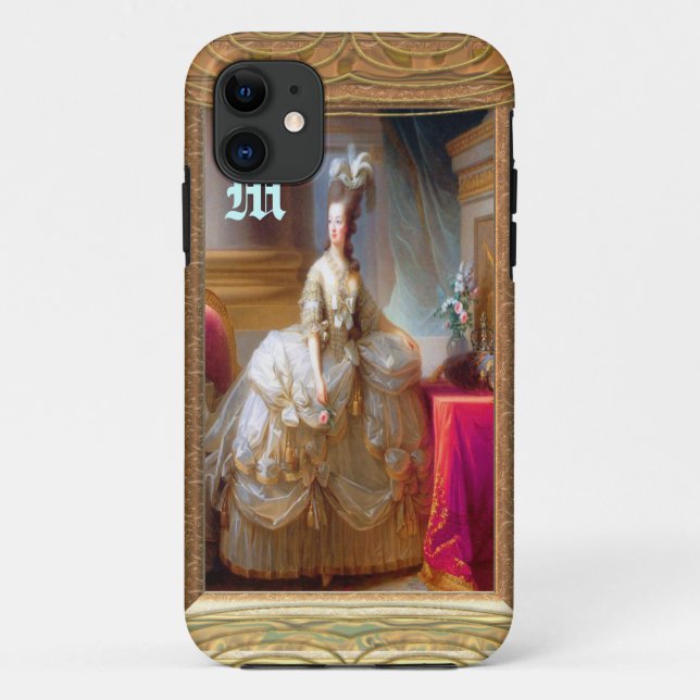 Marie Monogram Case-Mate iPhone Case (Back)