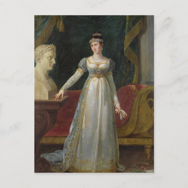 Marie Pauline Bonaparte  Princess Borghese, 1808 Postcard (Front)