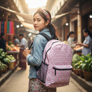 Marie Printed Backpack
