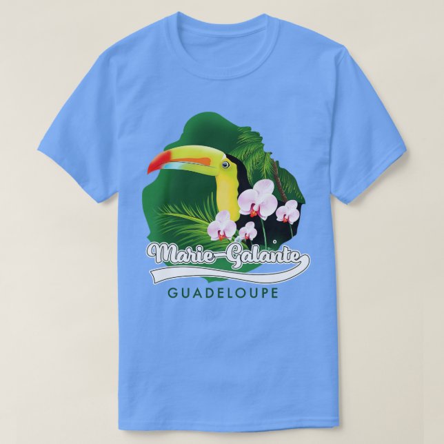 mariegalante Guadeloupe travel T-Shirt (Design Front)