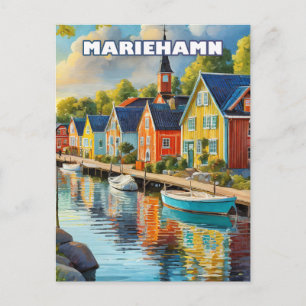Mariehamn, a quiet jewel of the Åland archipelago Postcard
