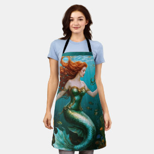 “Marielle” – Beautiful Dancing Mermaid Apron