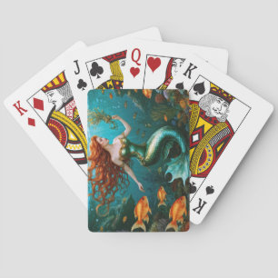“Marielle” – Beautiful Dancing Mermaid Playing Cards