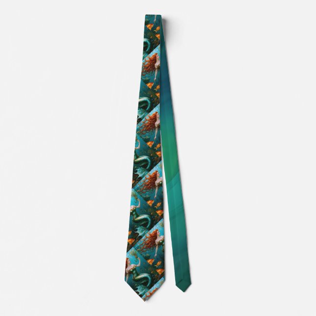 “Marielle” – Beautiful Dancing Mermaid Tie (Front)