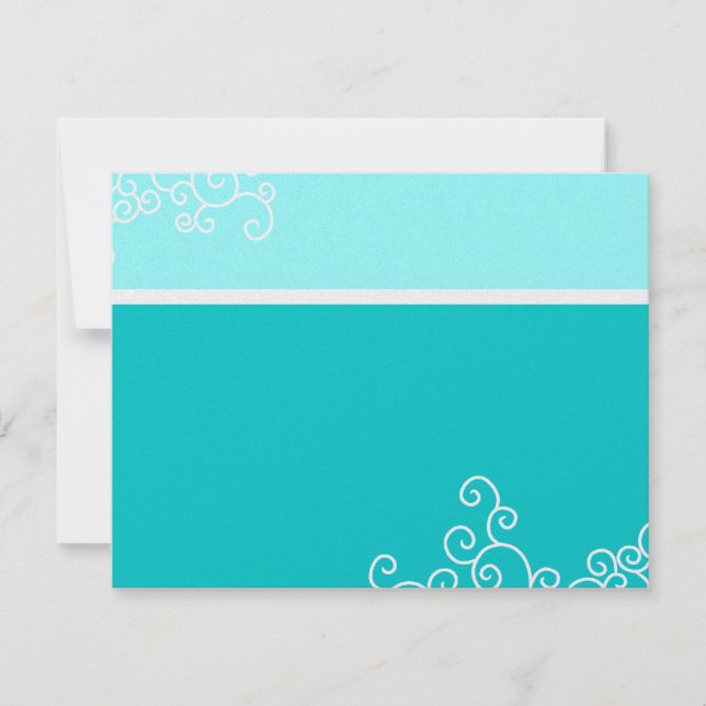 Marielle Shimmer Bat Mitzvah Invitation Reception (Front)