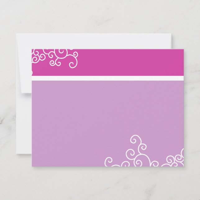 Marielle Shimmer Bat Mitzvah Thank You Note Card (Front)