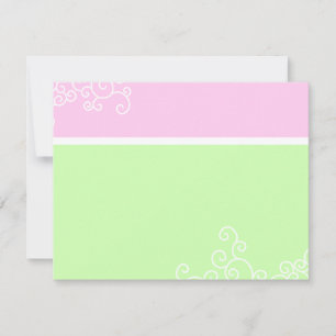 Marielle Shimmer Bat Mitzvah Wedding Thank You Card