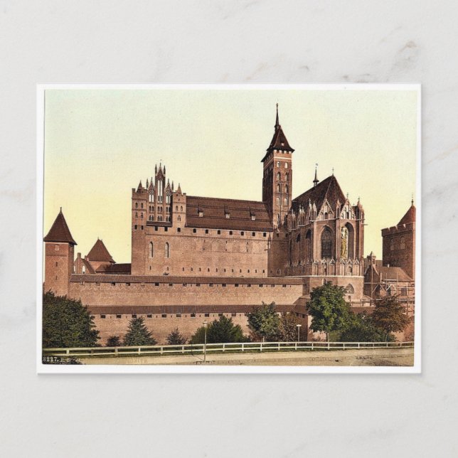 Marienburg, east side, Prussia, Germany (i.e., Mal Postcard (Front)