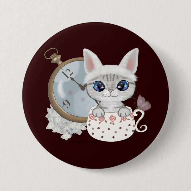 Marie's Tea Party 7.5 Cm Round Badge (Front)