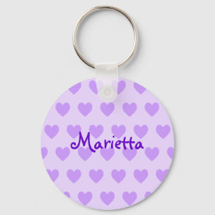 Marietta in Purple Key Ring