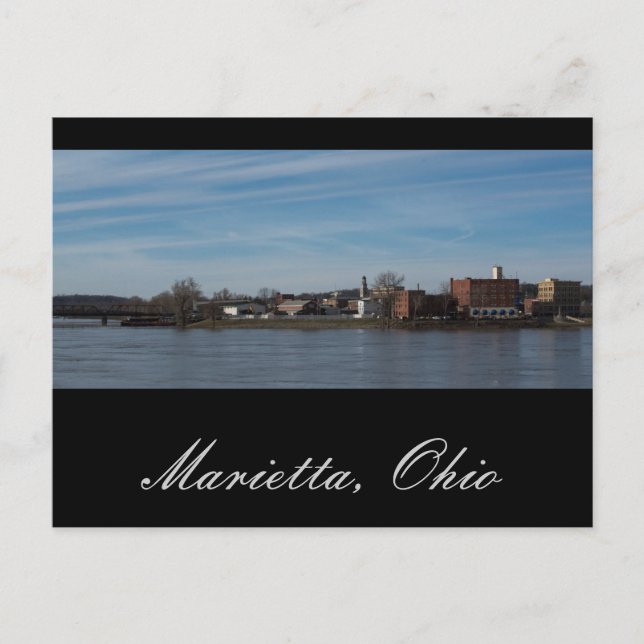 Marietta Ohio Postcard (Front)