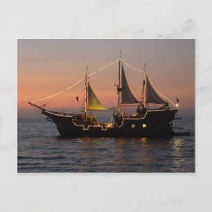 Marigalante at Sunset Postcard