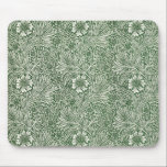 Marigold (by William Morris) Mouse Pad<br><div class="desc">This design features a pattern created by British artist William Morris (1834–1896),  founder of the Arts and Crafts movement. It is a floral design of marigold flowers and foliage on a green background. The original pattern was created by Morris & Co. in 1875.</div>