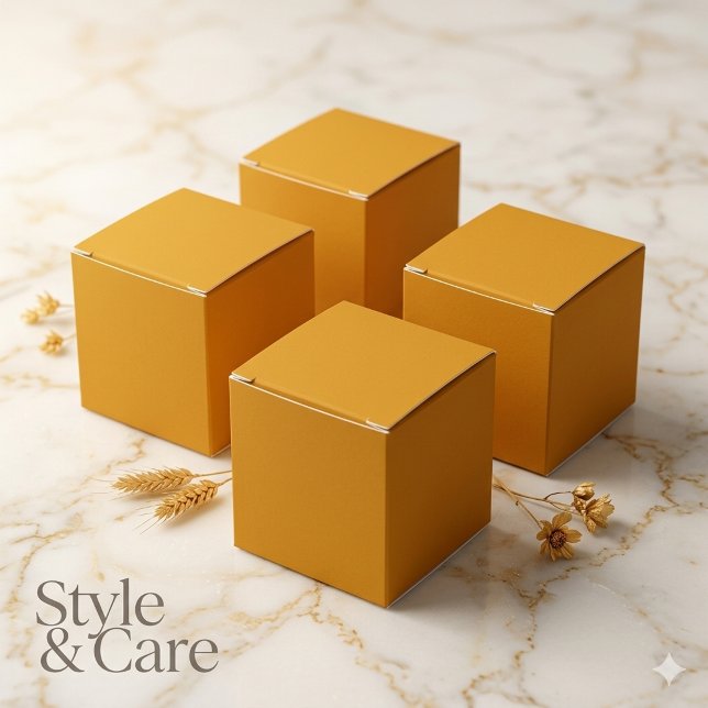 Marigold Classic Favour Box for Weddings or Partie (Marigold Classic Favor Box for Weddings or Parties)