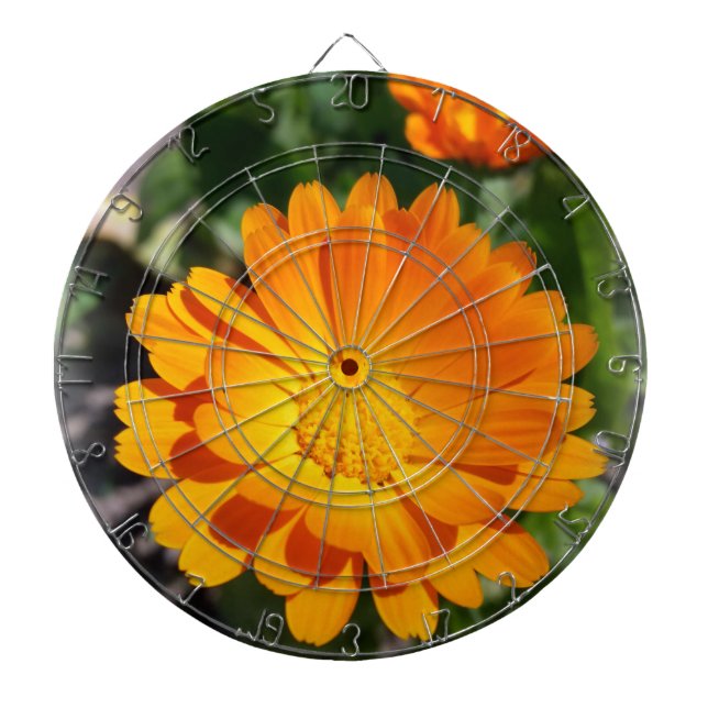 marigold flower dartboard (Front)