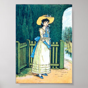 Marigold Garden, Kate Greenaway Poster
