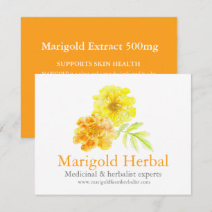 Marigold herbalists medicinal product card