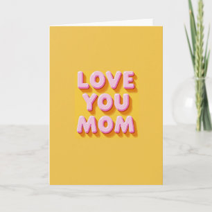 Marigold Love You Mum Card