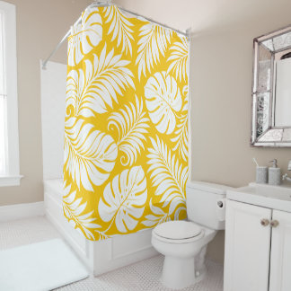 Marigold Palms Shower Curtain