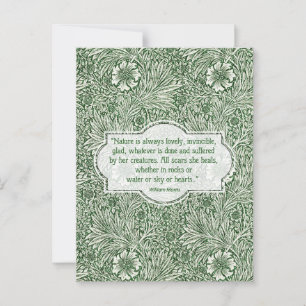 Marigold pattern - William Morris  Postcard