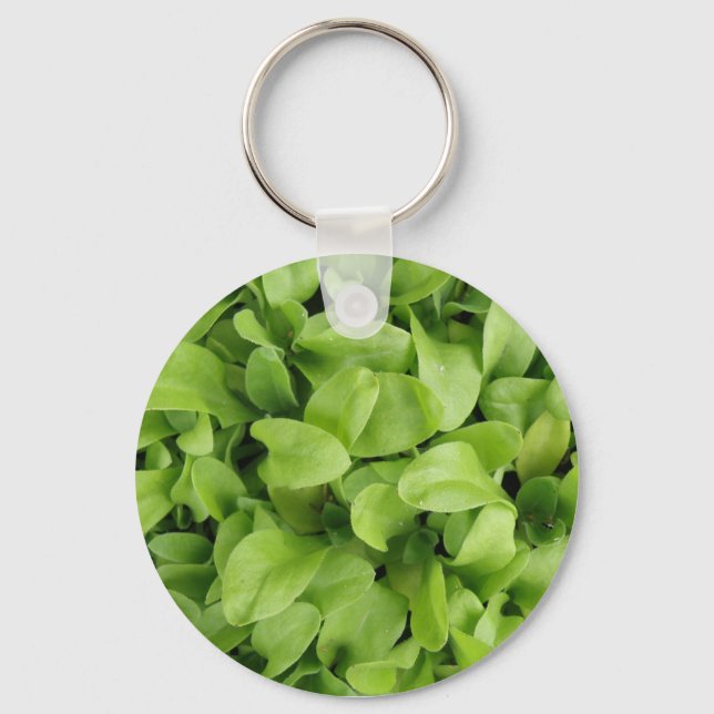Marigold Seedlings Keychain (Front)
