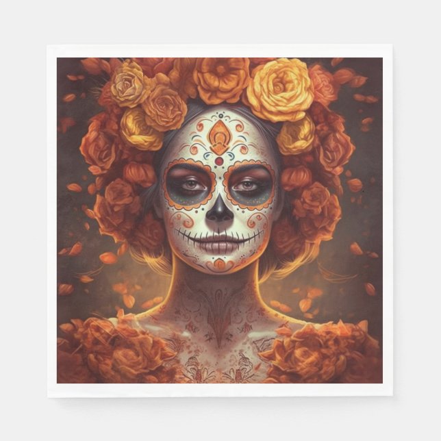 Marigold Spirit Napkin (Front)