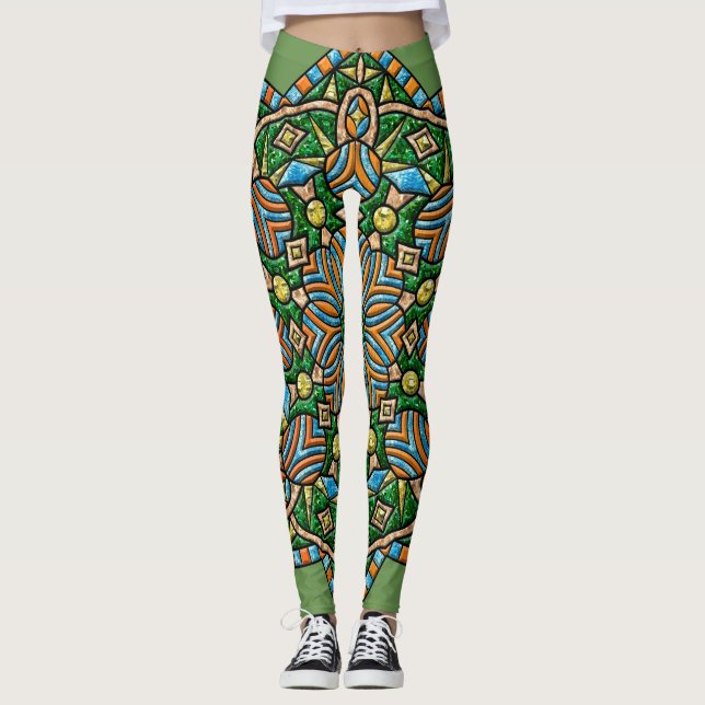 Marigolds Medallion Leggings (Front)