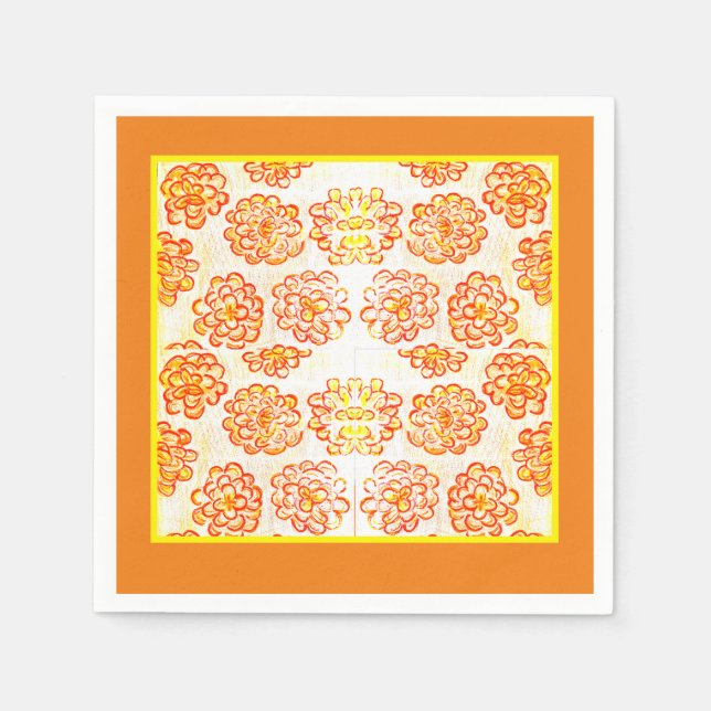 Marigolds Napkin (Front)