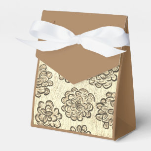Marigolds Sepia Favour Box