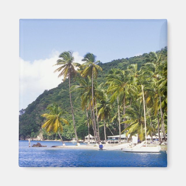 Marigot Bay, St. Lucia, Caribbean Magnet (Front)
