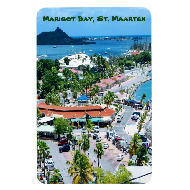  Marigot Bay, St. Maarten  Magnet (Vertical)