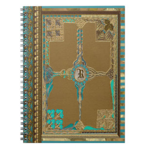 Marilayne Regency  Victorian Monogram Spiral Notebook