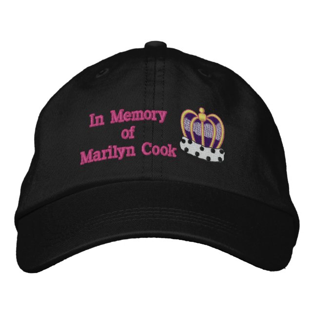 Marilyn Cook Memorial Hat (Front)