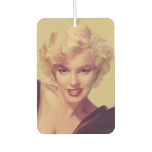 Marilyn in Black Car Air Freshener