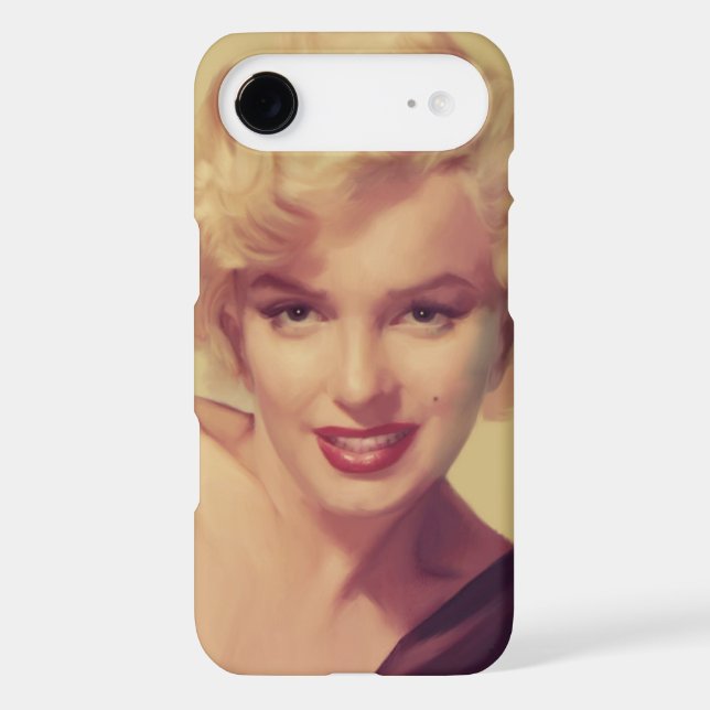 Marilyn in Black Case-Mate iPhone Case (Back)