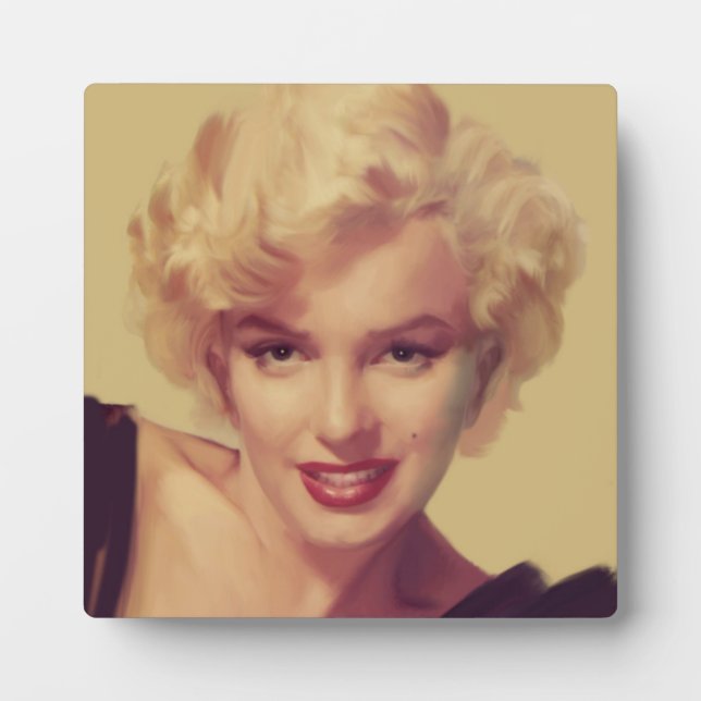Marilyn in Black Plaque (Front)