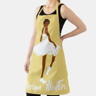 Marilyn MonFRO AFRoCA Afro Africa Black Woman Apron