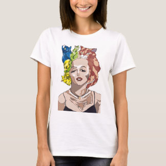 Marilyn Monroe Cat Colorful T-Shirt